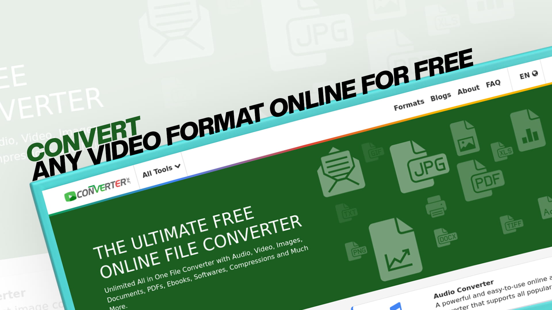 Convert any Video Format Online for Free
